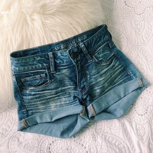 american eagle basic jean shorts! 🇺🇸🇺🇸🇺🇸✨